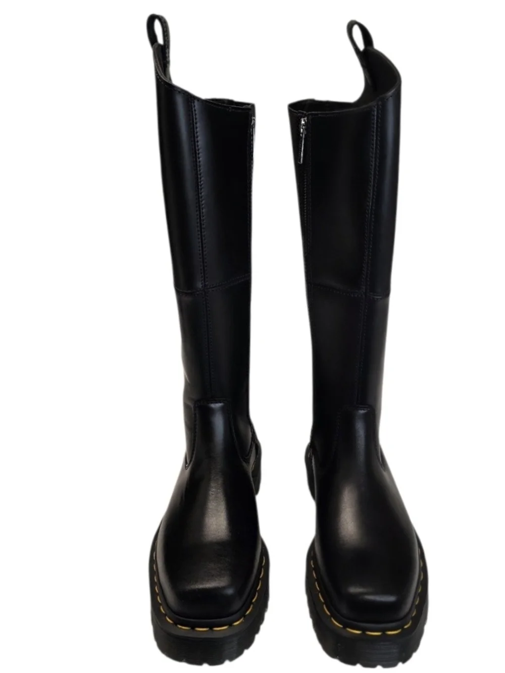 New Dr. Martens Women's Amaayah Hi Leather Bex Riding Boots Knee High Size 6